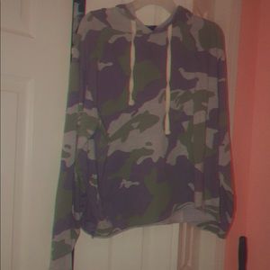 Army Crop Hoodie📀💓